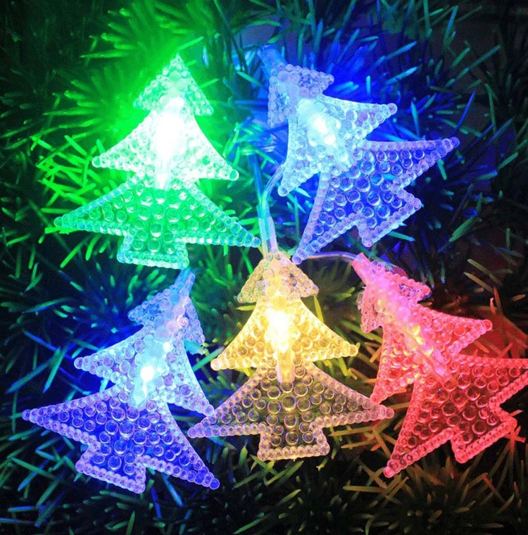 3M 20 LEDs Christmas Tree String Fairy Lights Battery Powered Hanging Ornaments Merry Christmas Decoration For Home New Year