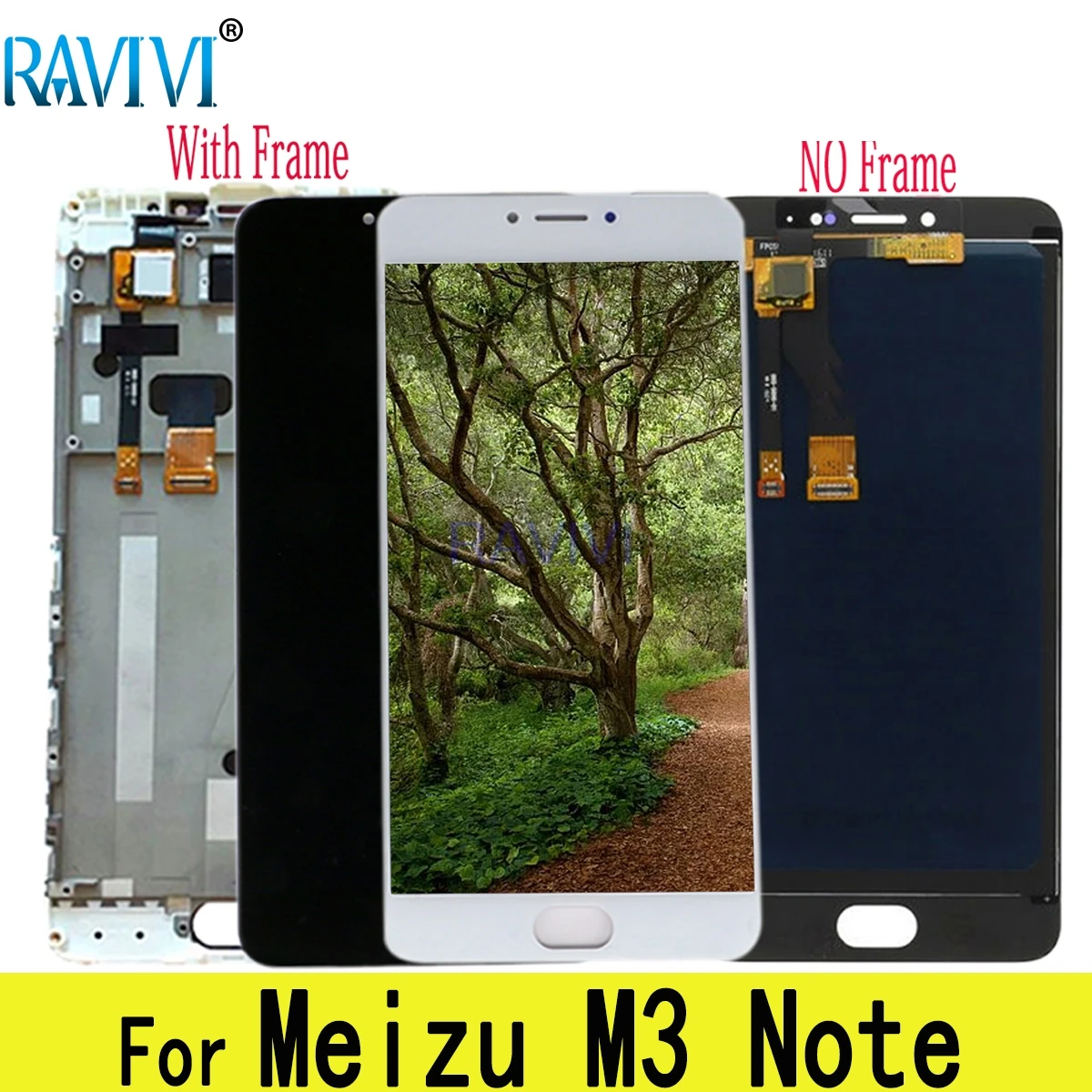 5 &quotL681H M681H ЖК-дисплей для MEIZU M3 Примечание Дисплей кодирующий преобразователь