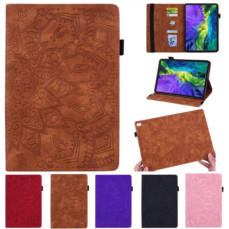 3D Caso Di Fiori In Rilievo Per Ipad Pro 11 2018 2020 Borsette Con Slot Per Schede Astuta Folio Per Ipad Pro 2020 Caso 11 Pollici Tablet