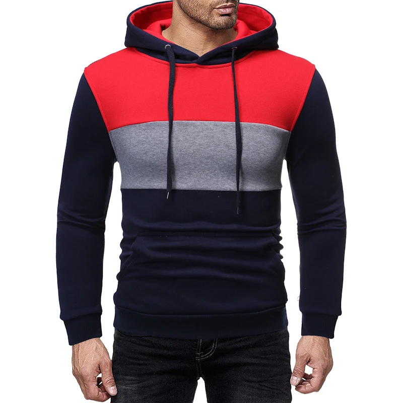 

2019 New Brand Men's Black Hoodies Sweatshirts Hoody For Men Joining together Long-Sleeved For Male Hoodie Sweatshirt 3XL