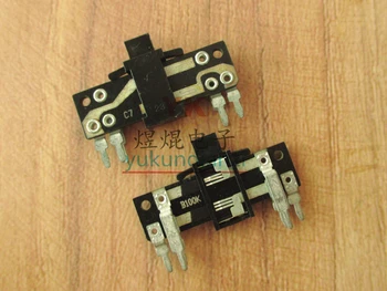 

Total length 30MM handle height 4MM 100K B100K vertical stereo channel straight slide potentiometer