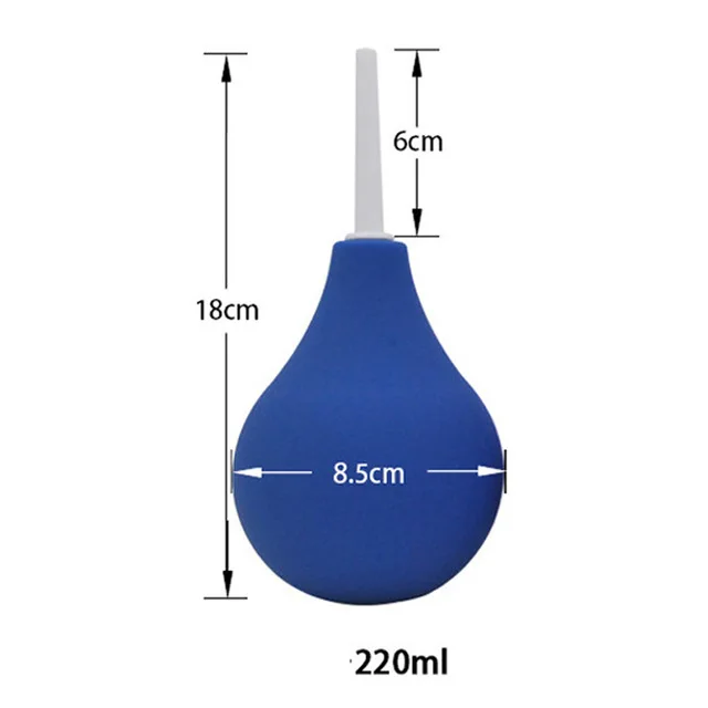 Шариковая клизма секс-игрушка попка очиститель для очистки ануса портативный Анальный Душ Вагинальный Анальный Душ моющее устройство Анальная клизма Очистка - Цвет: 220ml