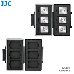 JJC – porte cartes mémoire à 6 fentes pour Nikon Z6 Z7 D850 D500 D6 D5, organiseur de rangement pour cartes XQD 