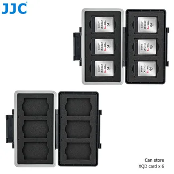 JJC 메모리 카드 케이스 홀더 보관함, 니콘 Z6, Z7, D850, D500, D6, D5 용, XQD 카드 지갑 보관함