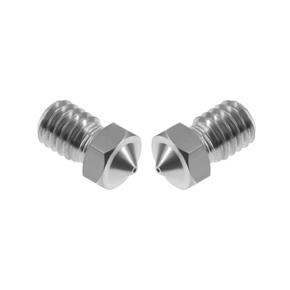 10 шт./лот E3D M6 насадки V5 V6 Металлическая Насадка 0,2/0,25/0,3/0,4/0,5/0,6/0,8/1,0 мм для 1,75 мм/3 мм нить 3D-принтеры Запчасти
