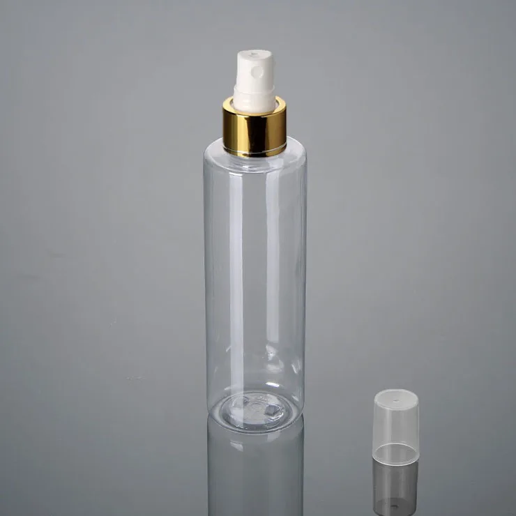 150ML PET平净瓶+白喷亮金圈