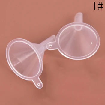 

2Pcs/lot New mini Small Plastic For Perfume Diffuser Bottle Mini Liquid Oil Funnels Lab