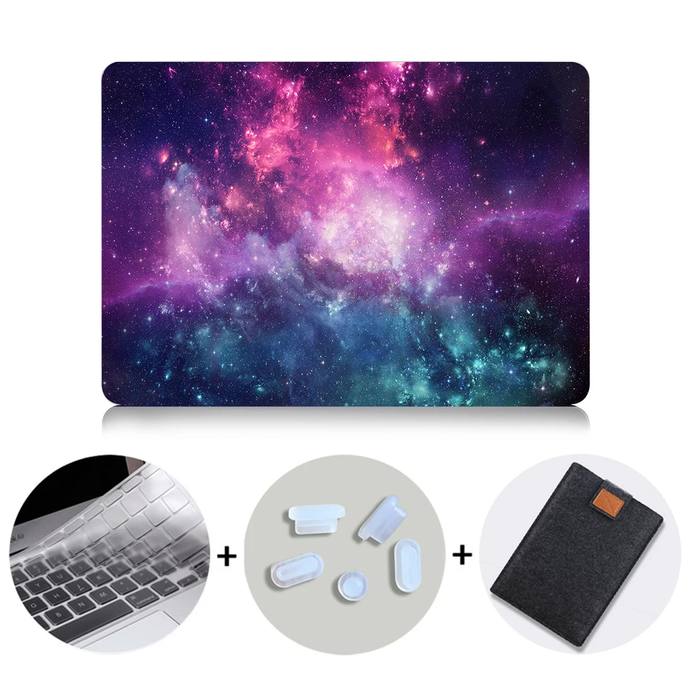Чехол MTT для ноутбука Apple Macbook Air 11 13,3 Pro 13 15 retina звездное небо Жесткий Чехол для Mac обложка книги 12 дюймов оболочка Сумка для ноутбука - Цвет: MB07