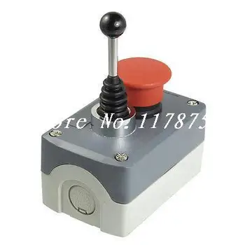 

240V 3A 2-Direction Monolever Red Mushroom Momentary Pushbutton Station Switch