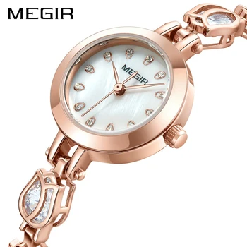 

2019 MEGIR Quartz Women Watches Top Brand Luxury Ladies Watch Lover Girl Wristwatches Clock Female Relogio Feminino Montre Femme
