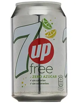 

7 UP Free Bebida Refrescante Aromatizada con Edulcorantes y Aromas Naturales de Lima y Limón - 330 ml