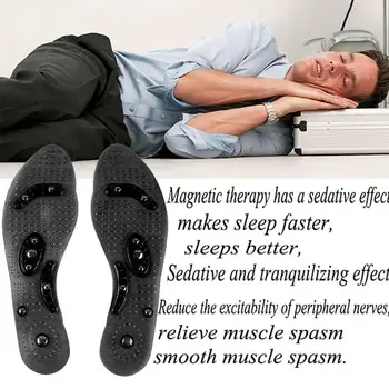 

Magnetic Silicone Insoles Feet Therapy Insoles For Men Relaxation Insole Care Pads Comfort Slimming 27cm Foot Massage R7Y3