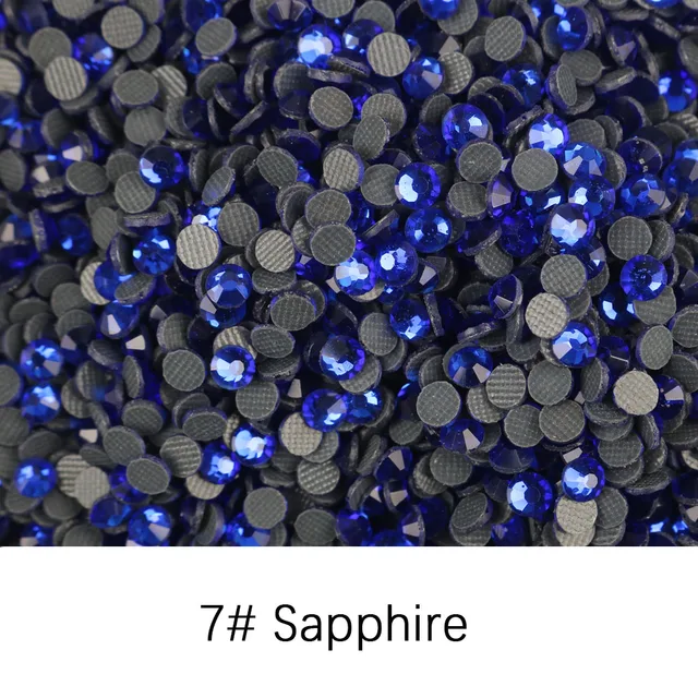 1000 Gross 140,000Pcs  bulk Wholesale Big Pack DMC Hotfix Rhinestones   Crystal Glass  Better Stone With Glue On Stones 07