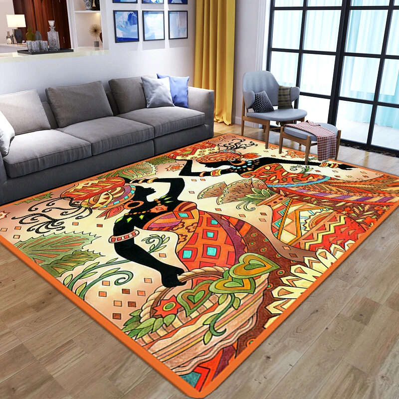 Gorgeous Mandala floral 3D Print Carpets for Living Room Bedroom Decor Carpet Soft Flannel Home bedside Floor Mat play Area Rugs