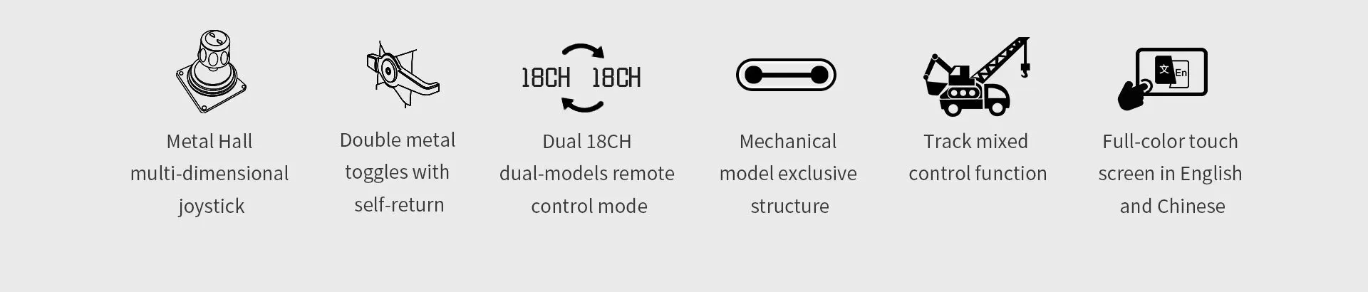 18CH 18CH Metal Hall Double metal Dual 18CH Mechanical Track mixed Full-color touch multi