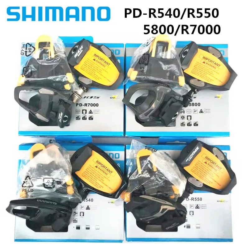 

Shimano 105 PD-R7000 Carbon SPD-SL Road Bike Pedals set w/ SM-SH11 R7000/R540/R550/5800 Clipless Pedal