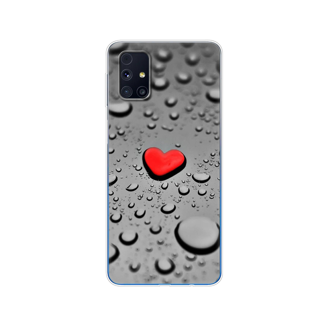 Samsung M31s Cases 6.5" Tpu Soft Silicon Back Phone Cover For Samsung Galaxy M31S GalaxyM31S M 31S m317f m317 Funda flower