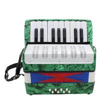 17 ключ профессиональный мини-аккордеон Образовательный музыкальный инструмент для детей и взрослых зеленый