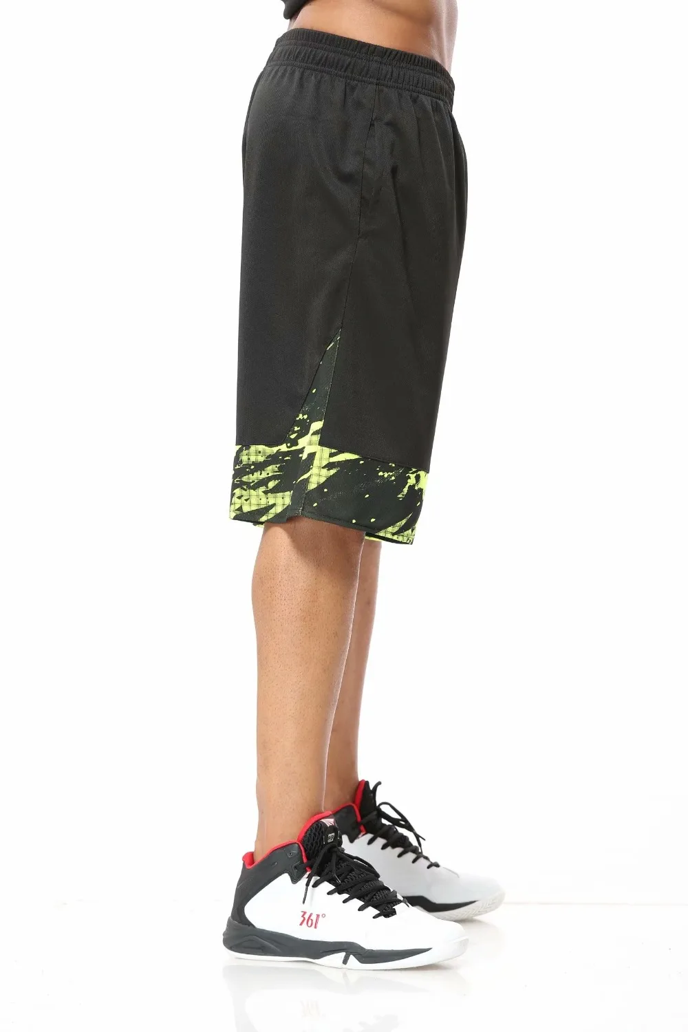 75_8202黑荧光绿熔岩绝不套路系列短裤L-5X面料厚实有型全新潮炫色彩搭配熔岩系