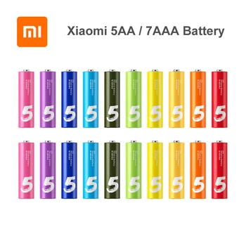 

Original Xiaomi 5AA 7AAA Battery 10PCS Durable for Camera Mouse Keyboard Controller Toys Rainbow Disposable Batteries Kit