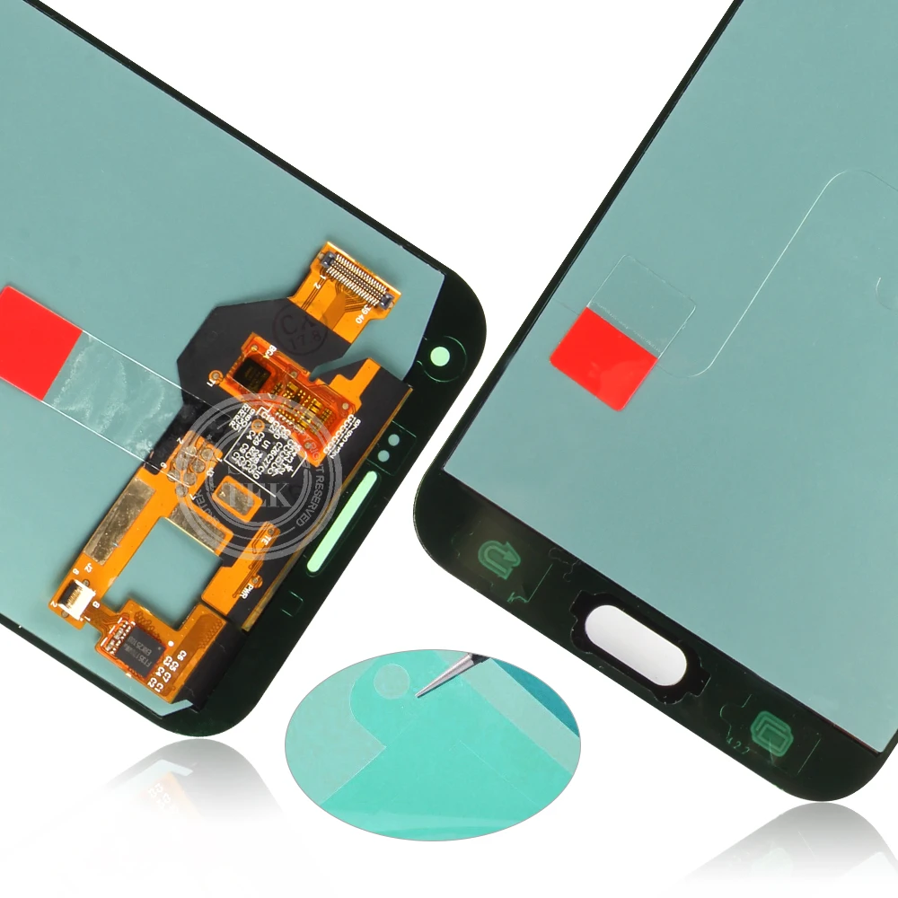 Супер AMOLED lcd для samsung Galaxy E7 E700 E700F E7000 E7009 lcd S дисплей кодирующий преобразователь сенсорного экрана в сборе Замена