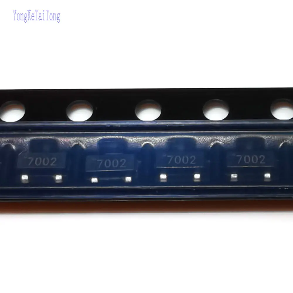 100PCS 2N7002 7002 702 72K SOT23 2N7002K Field Effect Transistor 60V ...