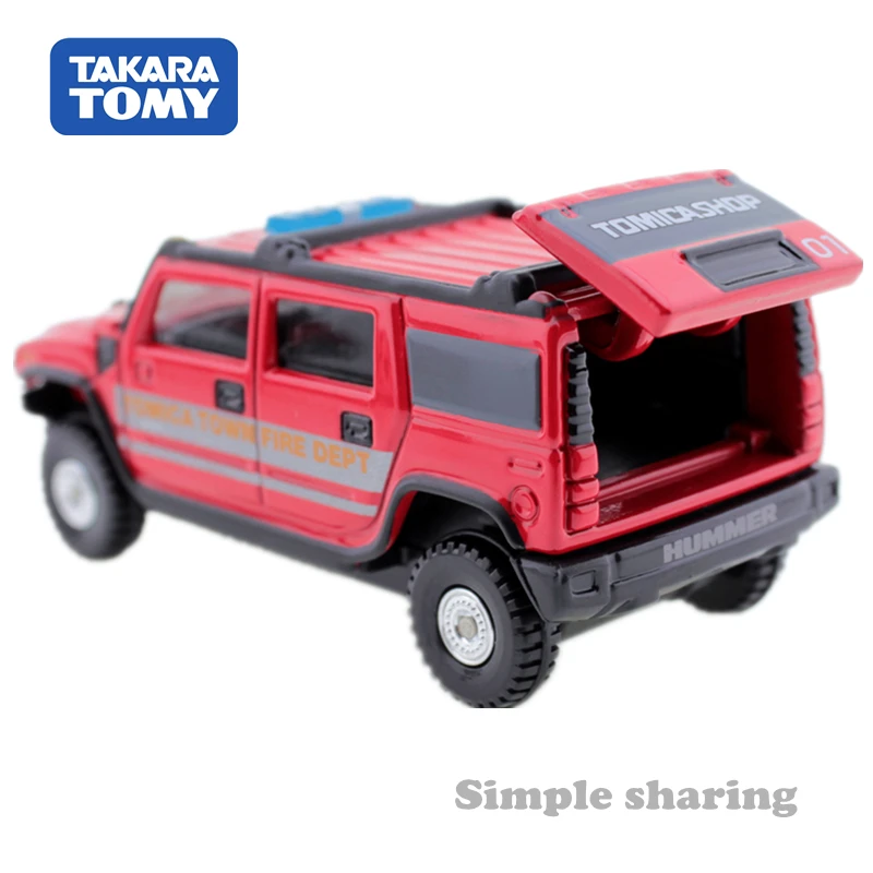 Магазин Takara Tomy Tomica оригинальный комплект модели автомобиля Hummer H2 Fire Chief Лидер