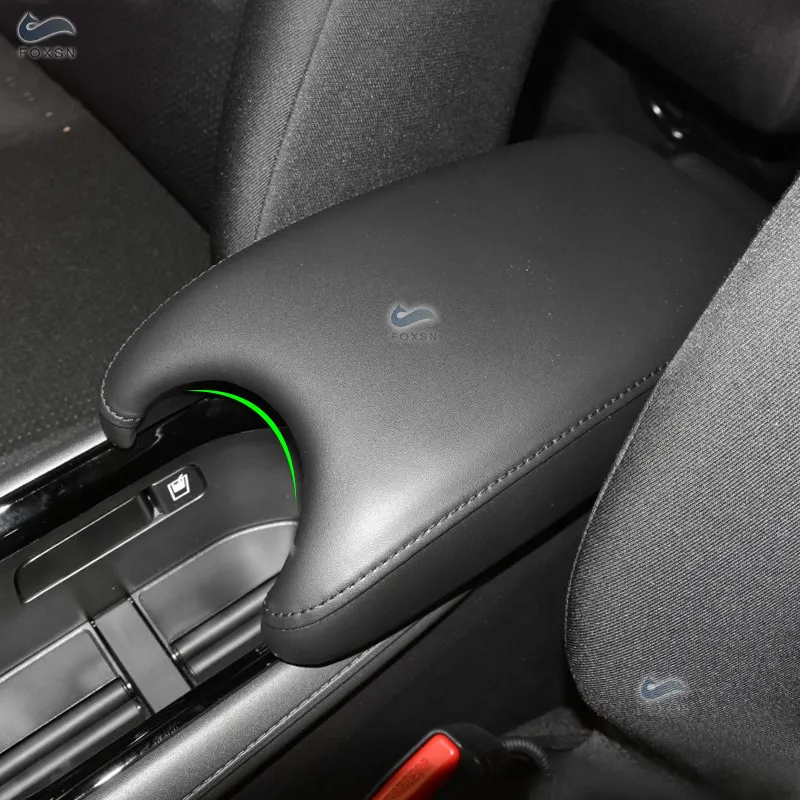 Аксессуары для автомобиля подлокотник из микрофибры и кожи с центральным