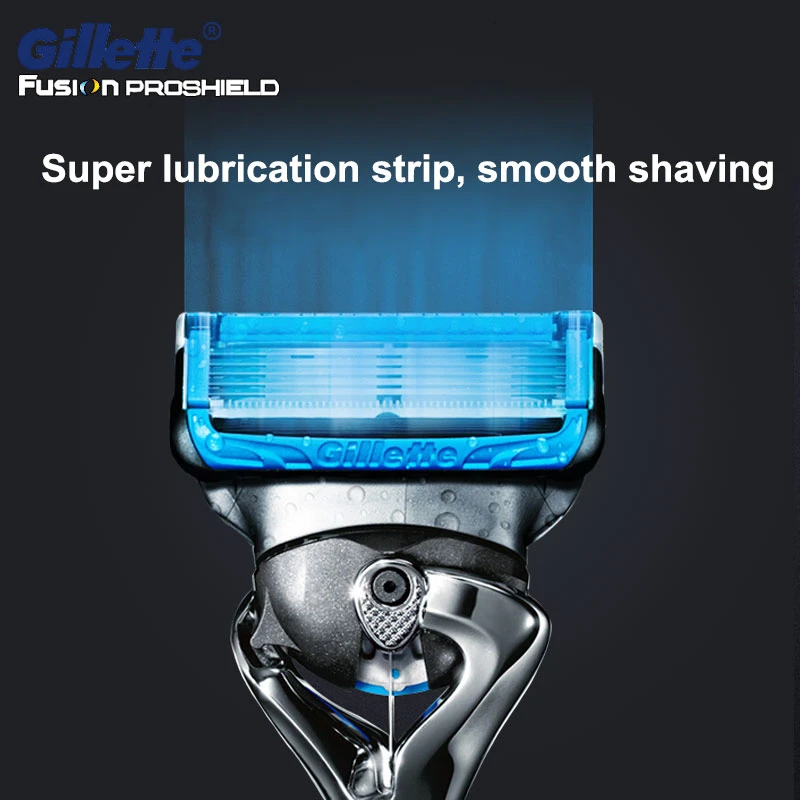 Original Gillette Fusion 5 Proshield Chill Razor holder For men safety shaving Straight razor Replace razor 1 Original Gillette Fusion 5 Proshield Chill Razor holder For men safety shaving Straight razor Replace razor 3