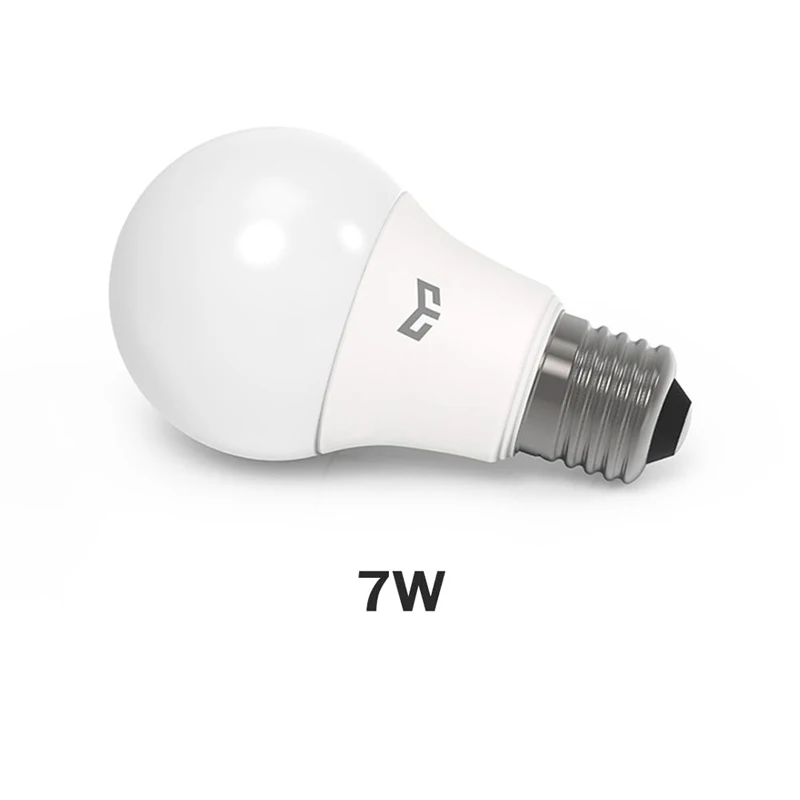 Mijia Yee светильник светодиодный холодный белый 9 Вт 7 Вт 5 Вт 6500 К E27 лампочка светильник лампа 220 В для потолочного светильника настольная лампа точечный светильник - Комплект: 7W