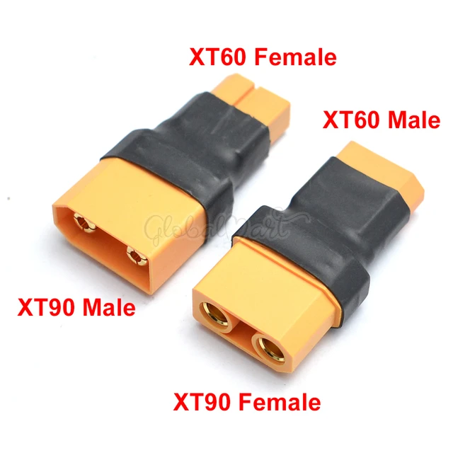 Connecteur XT60 XT60U XT60 U, câble de prise femelle mâle plaqué or pour  Drone hélicoptère batterie Lithium-Ion Amass - AliExpress