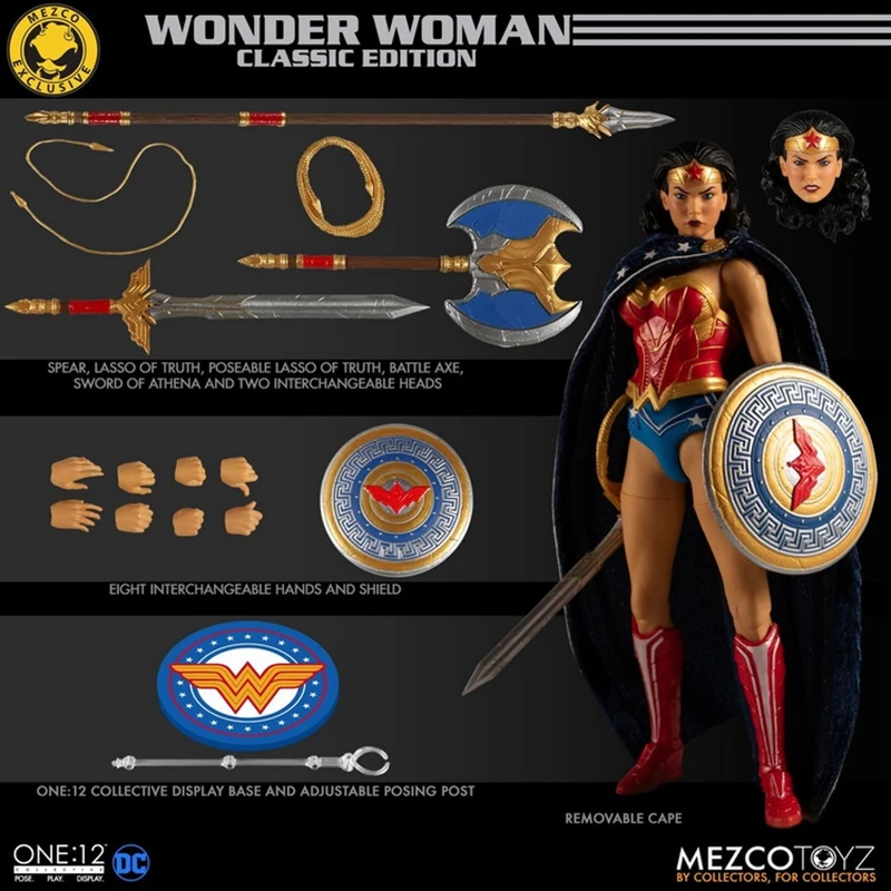 Ant Mezco Toyz one: 12 DC Justice League Wonder Woman PX Ограниченная серия модель фигурки Куклы