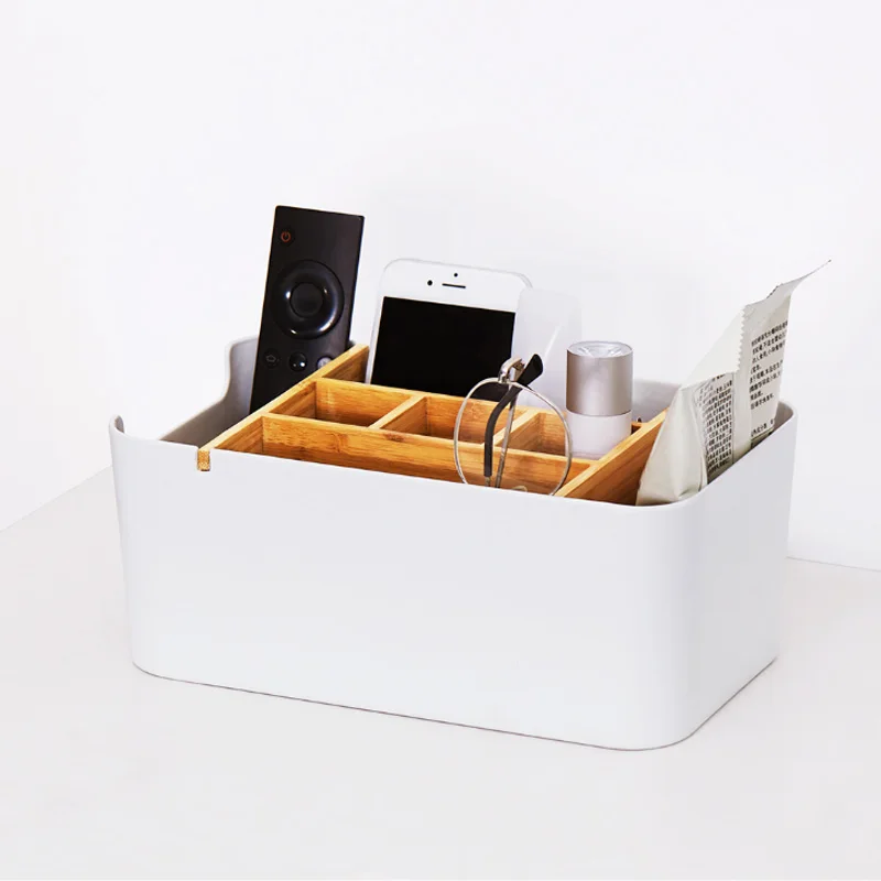 Xiaomi Mijia стол бамбуковое волокно съемный ящик-органайзер Sub-grid дизайн косметический ящик для хранения Портативный чехол для ванной комнаты