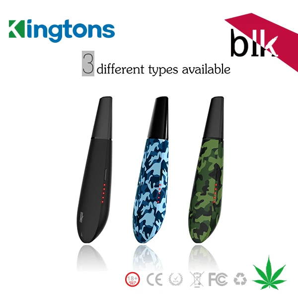 

Original blk Black Mamba Herbstick Temp-control electronic cigarette Dry Herb Vaporizer 1600mah Vape Pen