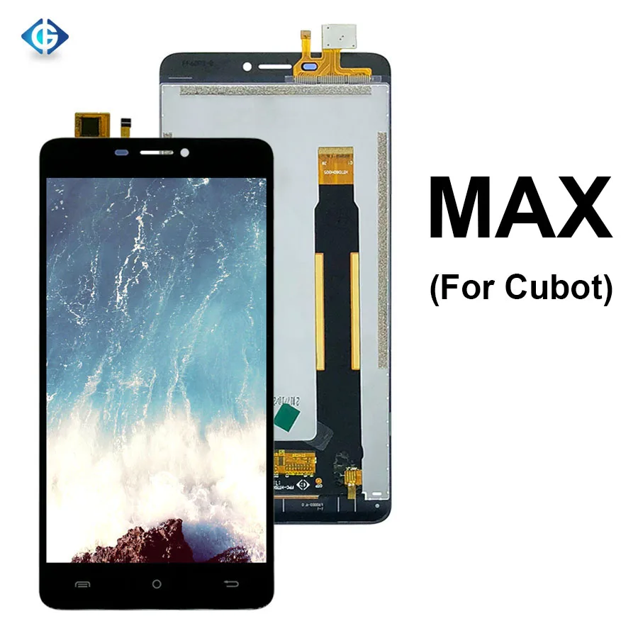 100% протестированный 6 0 дюймовый ЖК экран для Cubot Max дисплей кодирующий