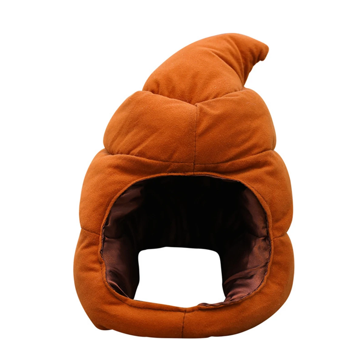 

Puseky New Shit Shape Hat Costumes Props Plush Toy Fake Poop Turd Classic Head Shit Gag Funny Joke Toys Gag Gift