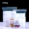 StoBag 20wire Transparent Small Ziplock Plastic Bags Can Written Bags Food Snack Package Supplies Screws Vacuum Poly Clear Bags 1