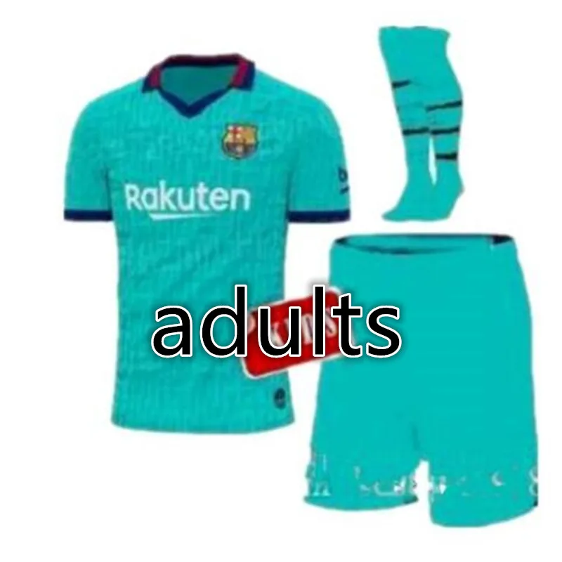 Набор для взрослых,, Barcaed Jersey soccer F. DE JONG GRIEZMANN MESSI SUAREZ ARTHUR COUTINHO VIDAL I. RAKITIC, футболка для футбола - Цвет: shirt