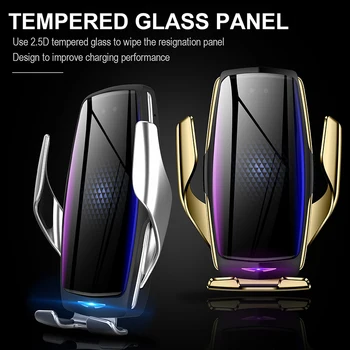 

Phone Holder Car Wireless Charger Fast Charging Smartphone Bracket Support Wireless Charge DU55