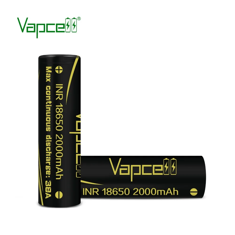 vapcell 18650 2000mah 38A литий-ионный аккумулятор 3,7 v равный VTC5A крутой, чем HB6 лучший выбор для фонарика/элемента электроинструмента