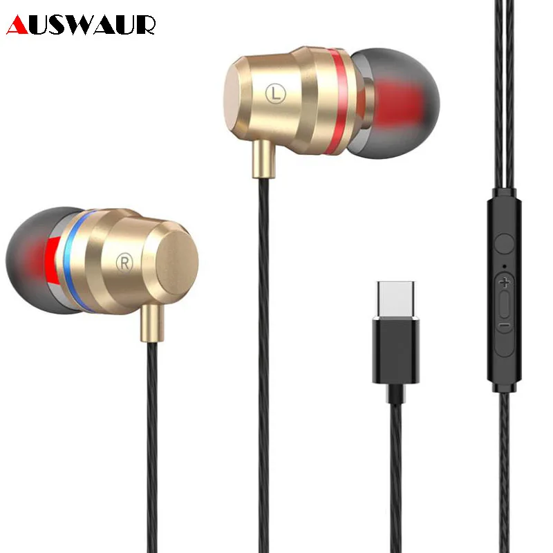 

Type C Earphone Headphone In Ear for Huawei P30 Pro Xiaomi MI8 9 Samsung S8 S9 S10 Plus Oneplus 6 7 Type-C USB C Earphone