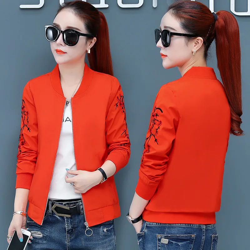 

Baseball Uniform Women's Spring And Autumn Coat 2019 New Style Korean-style Trend Casual Jacket WOMEN'S Dress Slim Fit Popular B