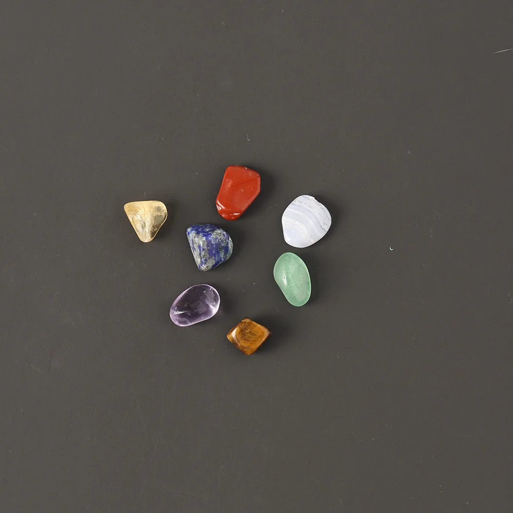 Dropshipping 7 teile/beutel Natürliche kristall Chakra Therapie Stein Farbe kristall macadam Gesundheit edelstein für kinder geschenke – Detail 10