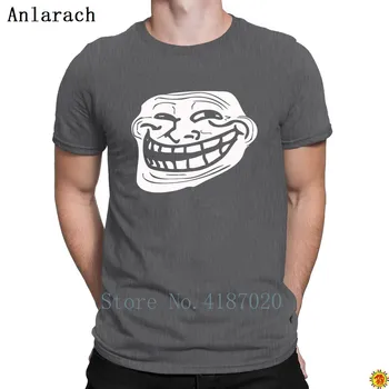 

Troll Face Problem Meme T-Shirts Top Tee Slim Fit Creative 2018 Men's Tshirt Basic Hot Sale 100% Cotton Formal