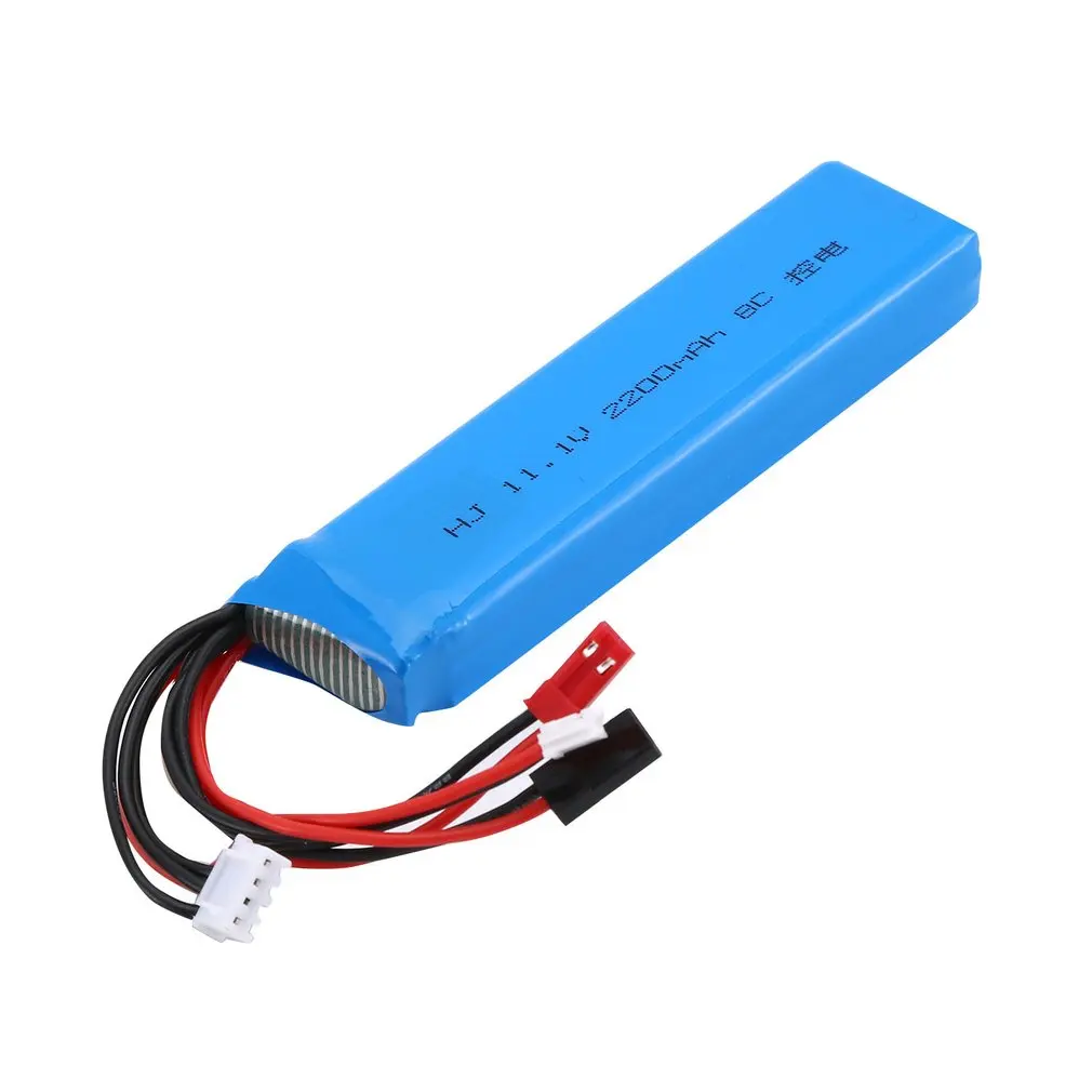 

11.1V 2200mAh Rechargeable Remote Control Lithium Battery Transmitter Battery for Radio Link AT9 AT10 AT90S devo7
