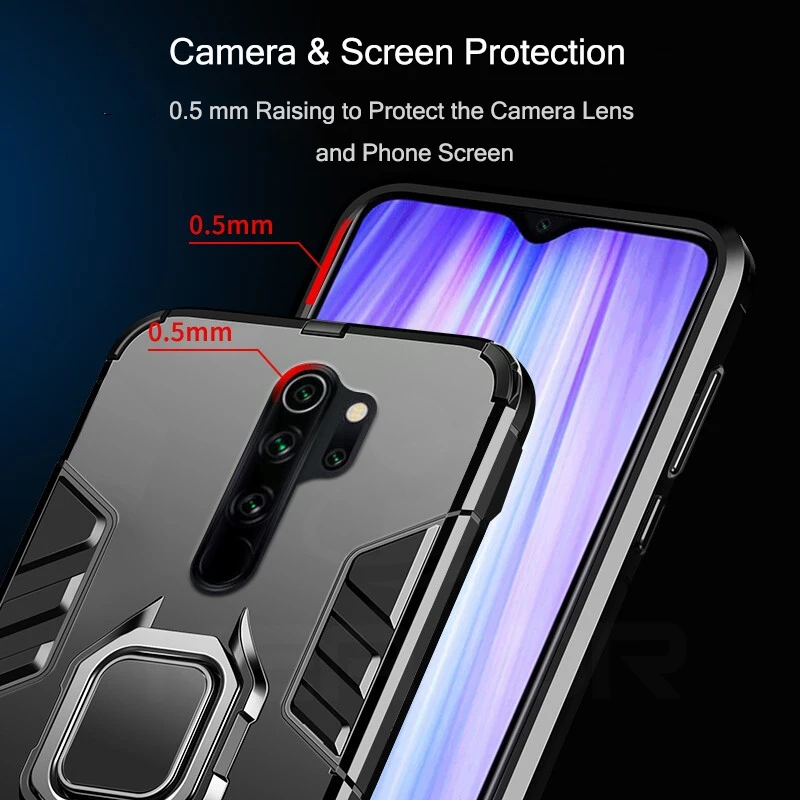 Cover For Xiaomi Redmi Note 8 Pro Case 128GB Ring Holder Magnetic Phone Case For Redmi 1 Cover For Xiaomi Redmi Note 8 Pro Case 128GB Ring Holder Magnetic Phone Case For Redmi 5