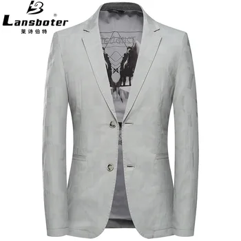 

Leshibo Special Autumn Men Leisure Suit Slim Fit Cotton Small Suit Male Thin Section Suit Coat