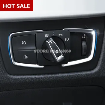 

ABS Inner Head Light Switch Cover Trim 2pcs For BMW 1 Series F20 F21 2012-2018