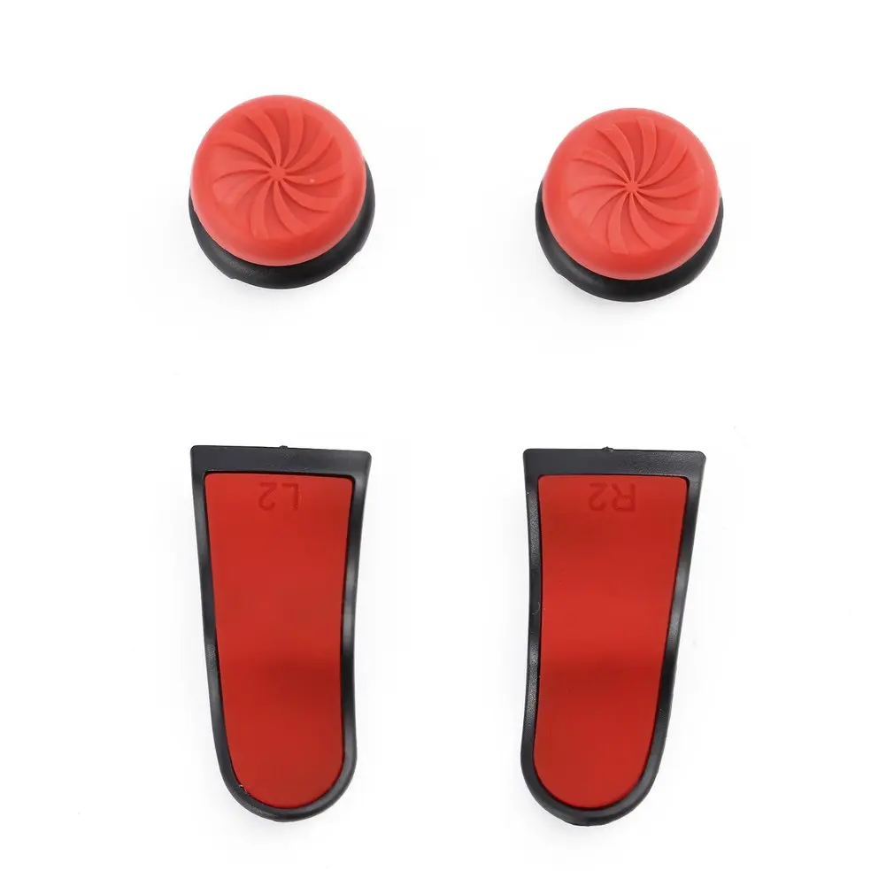 L2 R2 Buttons Extention Trigger Handle Rocker Cap Cover Set Soft Touch Grip Extenders Game Adjusters for PS4 Controller