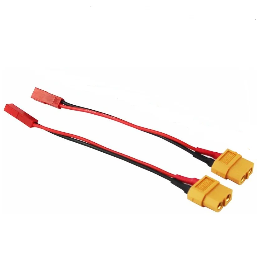 2 Stück JST Stecker und Buchse auf XT30 XT60 Amass XT60H XT90 Deans Mini Tamiya Steckverbinder Adapterkabel 20AWG 10cm – Detail 4